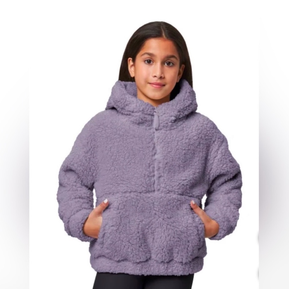 Mondetta Youth 1/2 Zip Sherpa Hoodie Size L